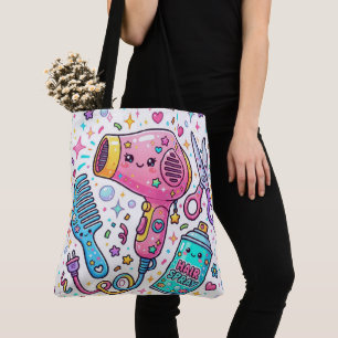 Cute Hair Stylist Tools Tote Bag