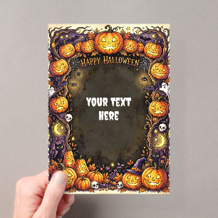 Cute Halloween Acrylic Invitation #10