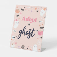 Cute Halloween Adopt A Ghost Birthday Party Decor