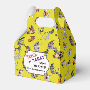 Cute Halloween all-over design custom Favour Box