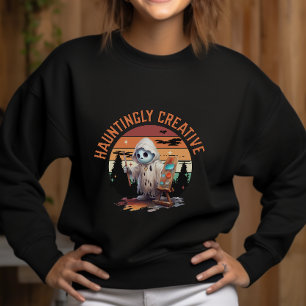 Cute Halloween Artist Painter Palette Creative Sweatshirt