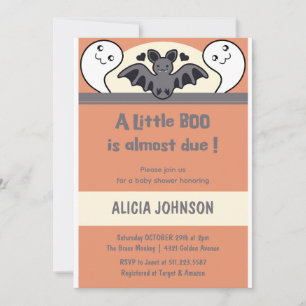 Cute Halloween Baby shower Invitation