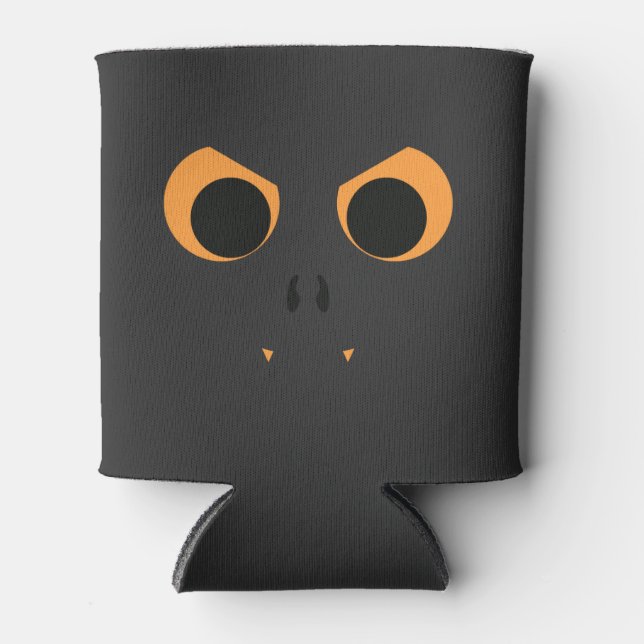 Cute Halloween Bat Can Cooler (Front)
