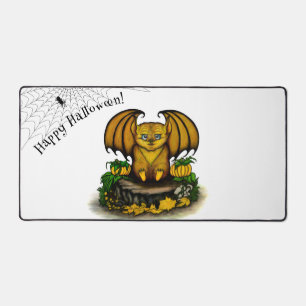 Cute Halloween Bat Desk Mat