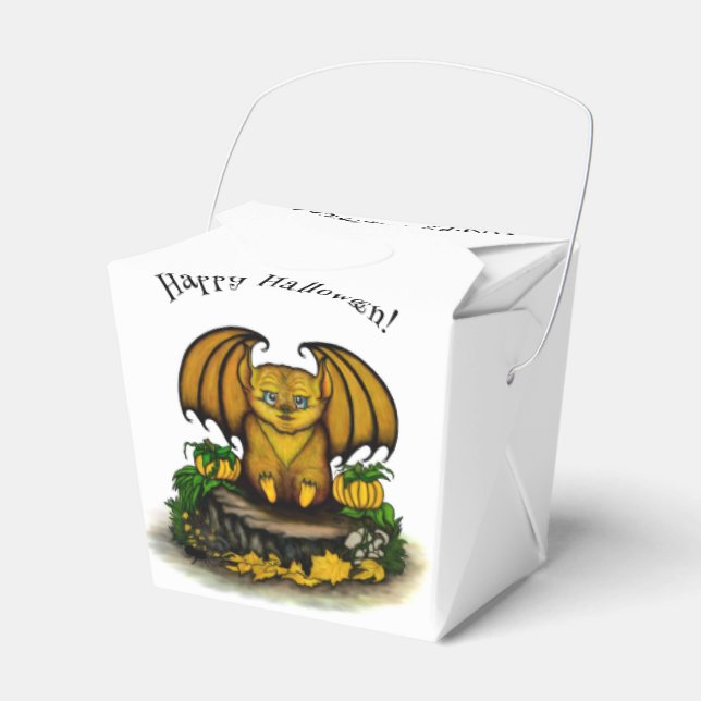  Cute Halloween Bat Favour Box (Front Side)