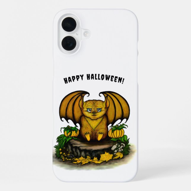 Cute Halloween Bat iPhone Case (Back)