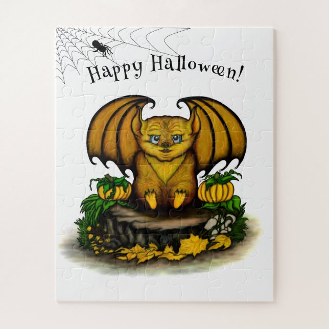  Cute Halloween Bat Jigsaw Puzzle (Vertical)