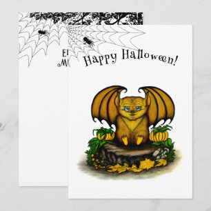 Cute Halloween Bat Menu