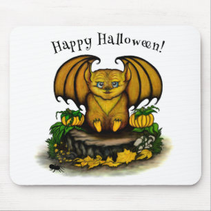 Cute Halloween Bat Mouse Pad