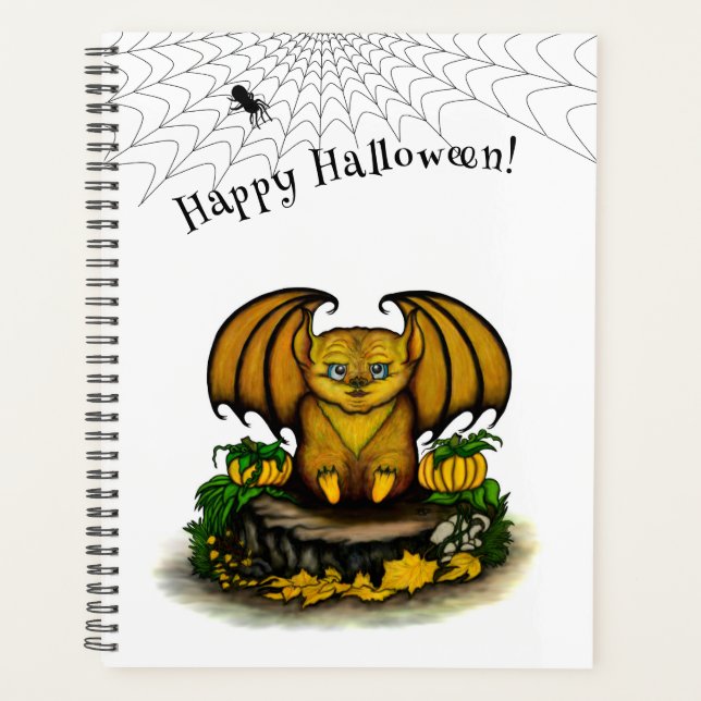 Cute Halloween Bat Planner (Front)
