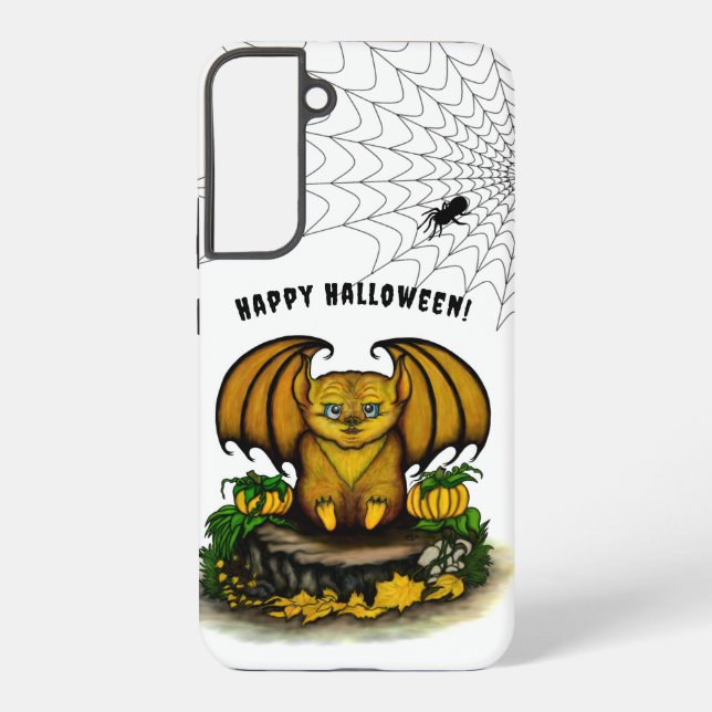 Cute Halloween Bat Samsung Galaxy S22+ Case (Back)