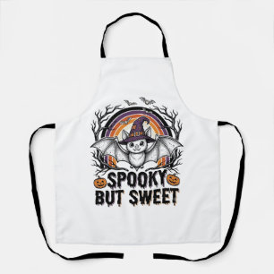 Cute Halloween Bat Vintage Engraving Spooky Shirt Apron