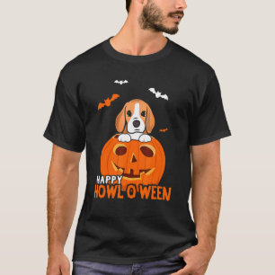 Cute Halloween Beagle Dog Pumpkin Costumes Thanksg T-Shirt