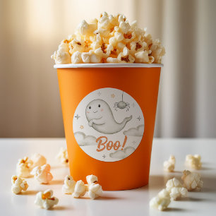 Cute Halloween Birthday Party Favours Classic Roun Round Sticker