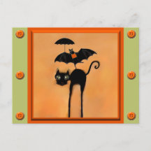 Cute Halloween Black Cat