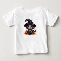 Cute Halloween Black Kitten