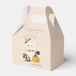 Cute Halloween Blush Ghost Little Boo Baby Shower Favour Box