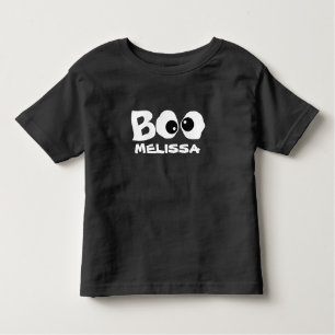 Cute Halloween Boo Personalised  Toddler T-Shirt