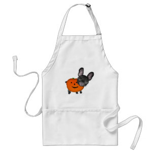 Cute Halloween bulldog apron by ORDesigns