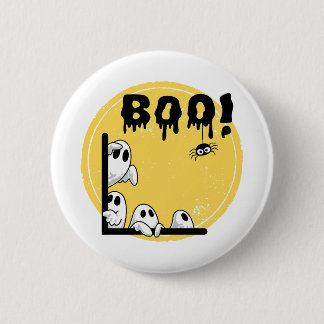 Cute Halloween Buttons & Pins Ghosts, Pumpkins