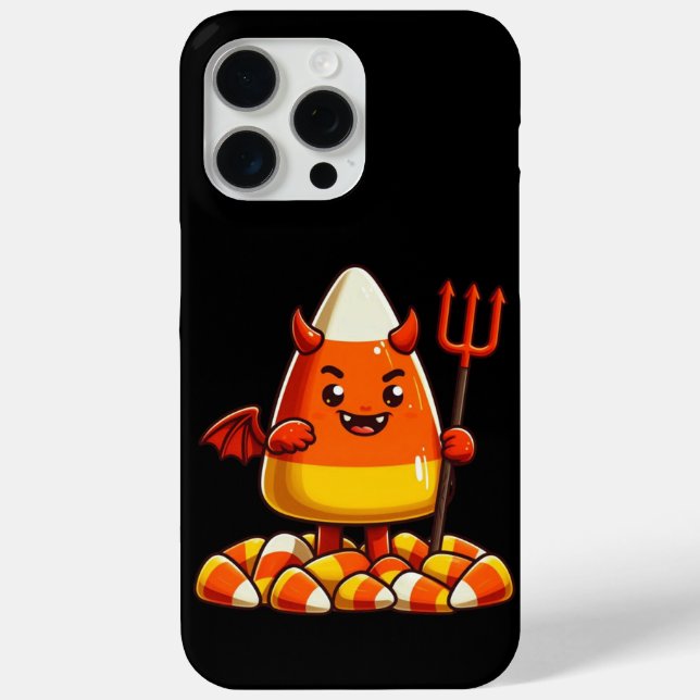 Cute Halloween candy corn monster Case-Mate iPhone Case (Back)