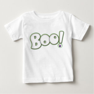 Cute Halloween Cartoon BOO - Purple Eyeball Baby T-Shirt