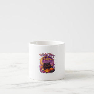 Cute Halloween Cat & Spooky Vibes – Fun Halloween Espresso Cup