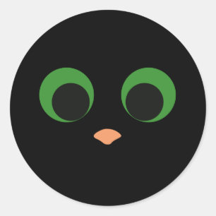 Cute Halloween Cat Sticker for Pop Socket