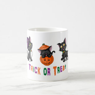 Cute Halloween Cats Coffee Mug