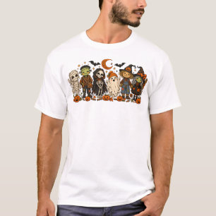 Cute Halloween Character Parade T-Shirt – Mummy, F