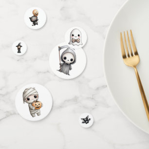 Cute Halloween Characters Confetti
