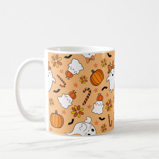 Cute Halloween Coffee Mug (Left)