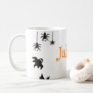 Cute Halloween Coffee Mug with Name – Personalised