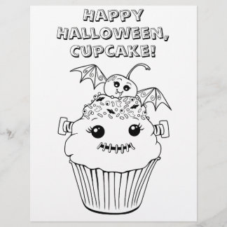 Cute Halloween Colouring Sheet