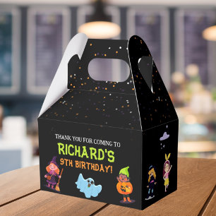 Cute Halloween Costume Modern Birthday Party Favour Box