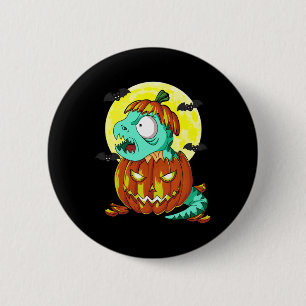 Cute Halloween Costume T-rex Lover Pumpkin Thanksg 6 Cm Round Badge