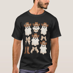 Cute Halloween Cowboy Ghost T-Shirt