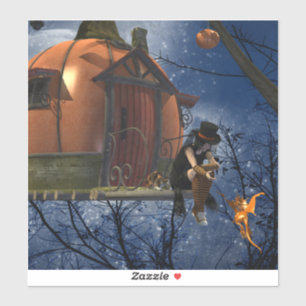 Cute Halloween Creature Encounter