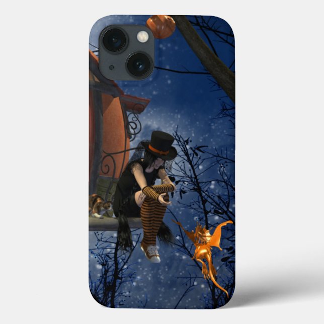 Cute Halloween Creature Encounter Case-Mate iPhone Case (Back)