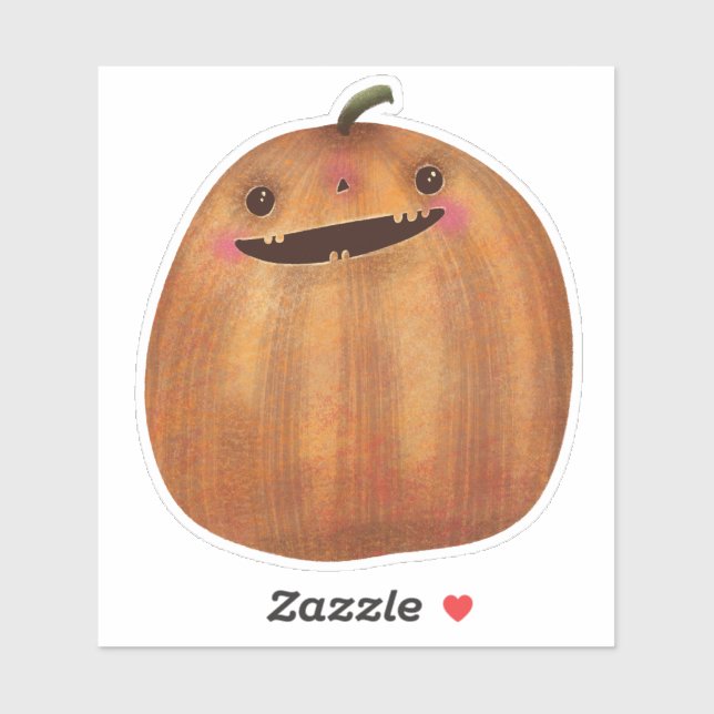 Cute Halloween Decoration Spooky Pumpkin (Sheet)