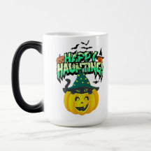 Cute Halloween design with pumpkin and a black cat