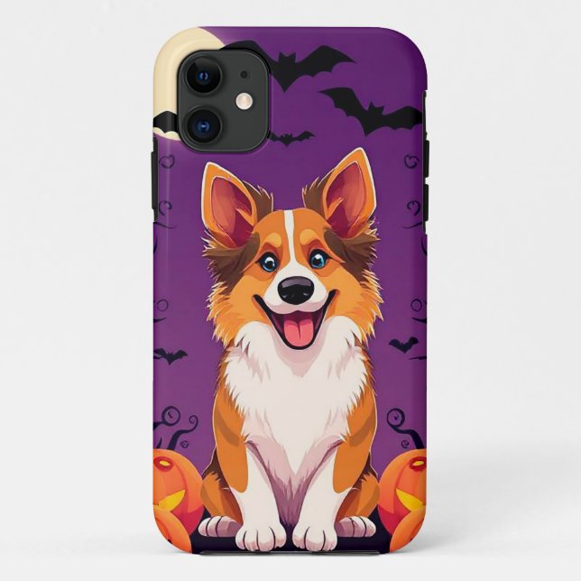 Cute Halloween dog Case-Mate iPhone Case (Back)
