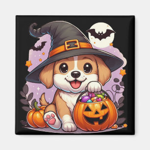 Cute Halloween dog/puppy Magnet