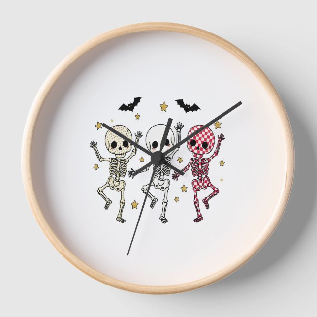 Cute Halloween Doll Owl Clock (Front)