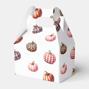 cute Halloween/Fall pumpkin pattern Favour Box