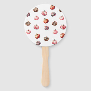 cute Halloween/Fall pumpkin pattern Hand Fan