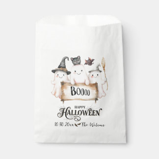 Cute Halloween Favour Bag with Pumpkins, Witch Hat
