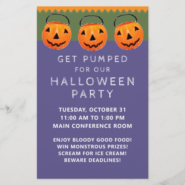 Cute Halloween Flyer (Front)