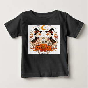 Cute Halloween Geese Witch Hats  Baby T-Shirt