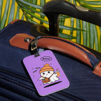 Cute Halloween Ghost Aesthetic – Kawaii Luggage Tag